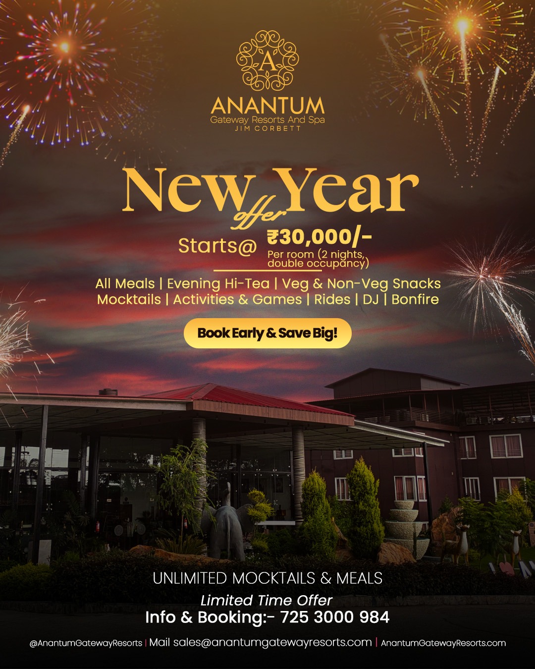 Destination for Christmas and New Year Getaways