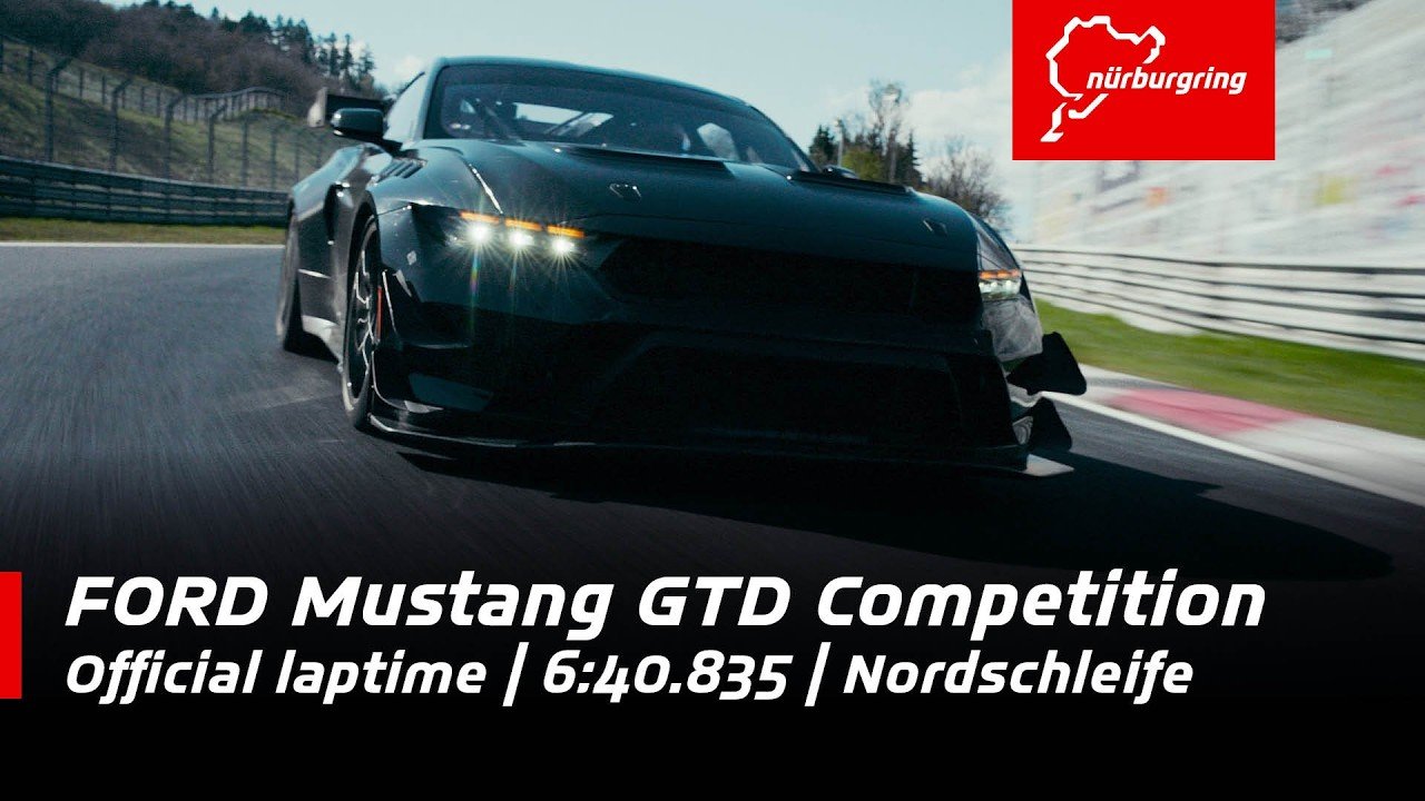 Ford Mustang GTD beats the Corvette ZR1X’s Nurburgring lap time by 9 seconds