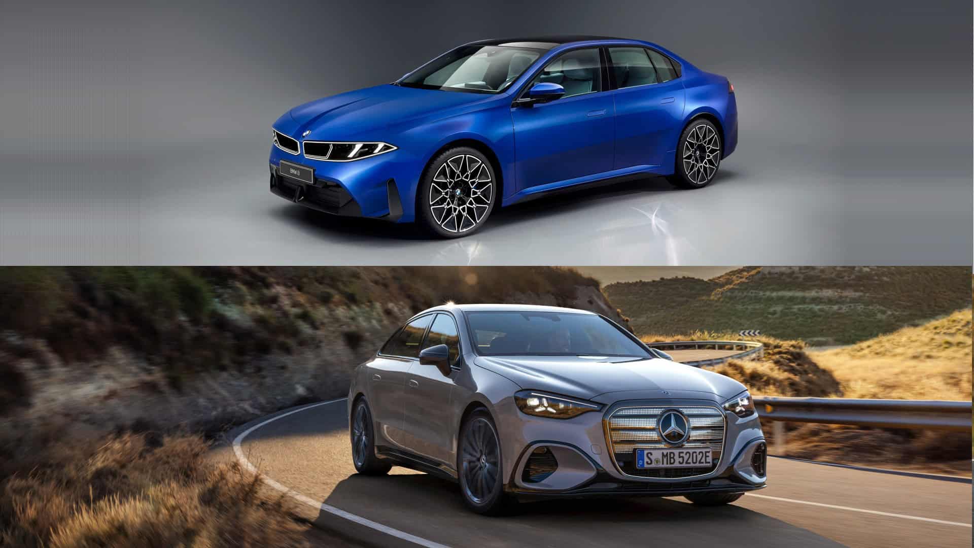 BMW i3 vs Electric Mercedes C-Class: Photo Comparison of Two New EV Rivals